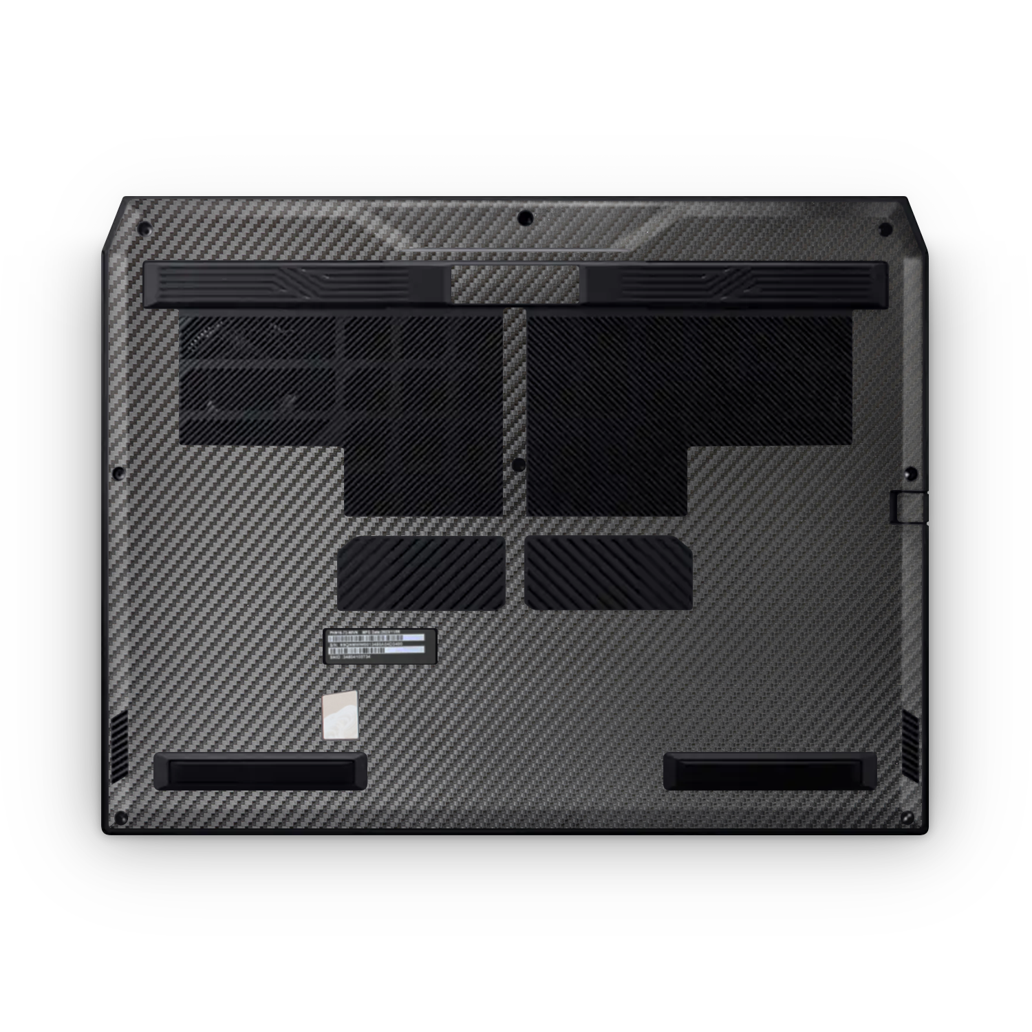 Acer Predator Helios Neo 16 2024 Professional Bottom Black Carbon Fiber Skin Wrap Cover