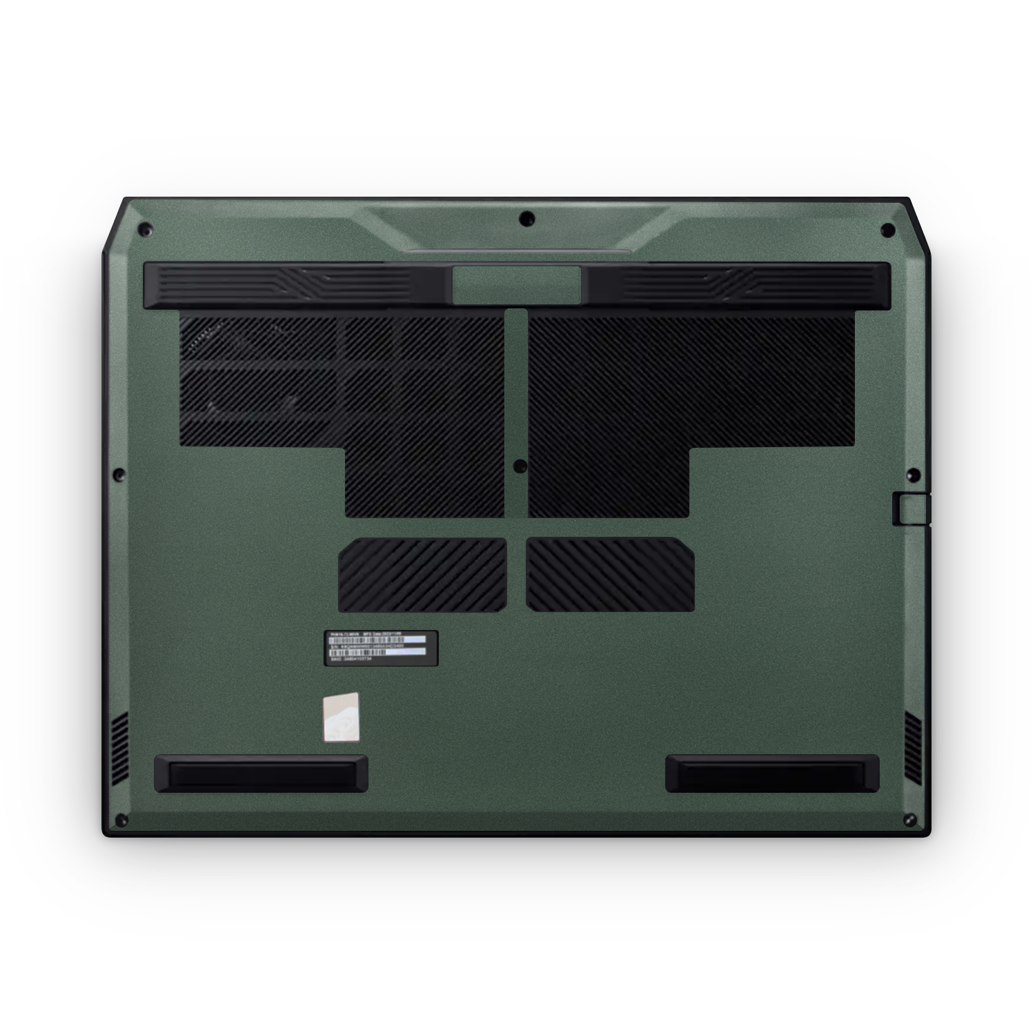 Acer Predator Helios Neo 16 2024 Professional Bottom Matte Green Metallic Skin Wrap Cover