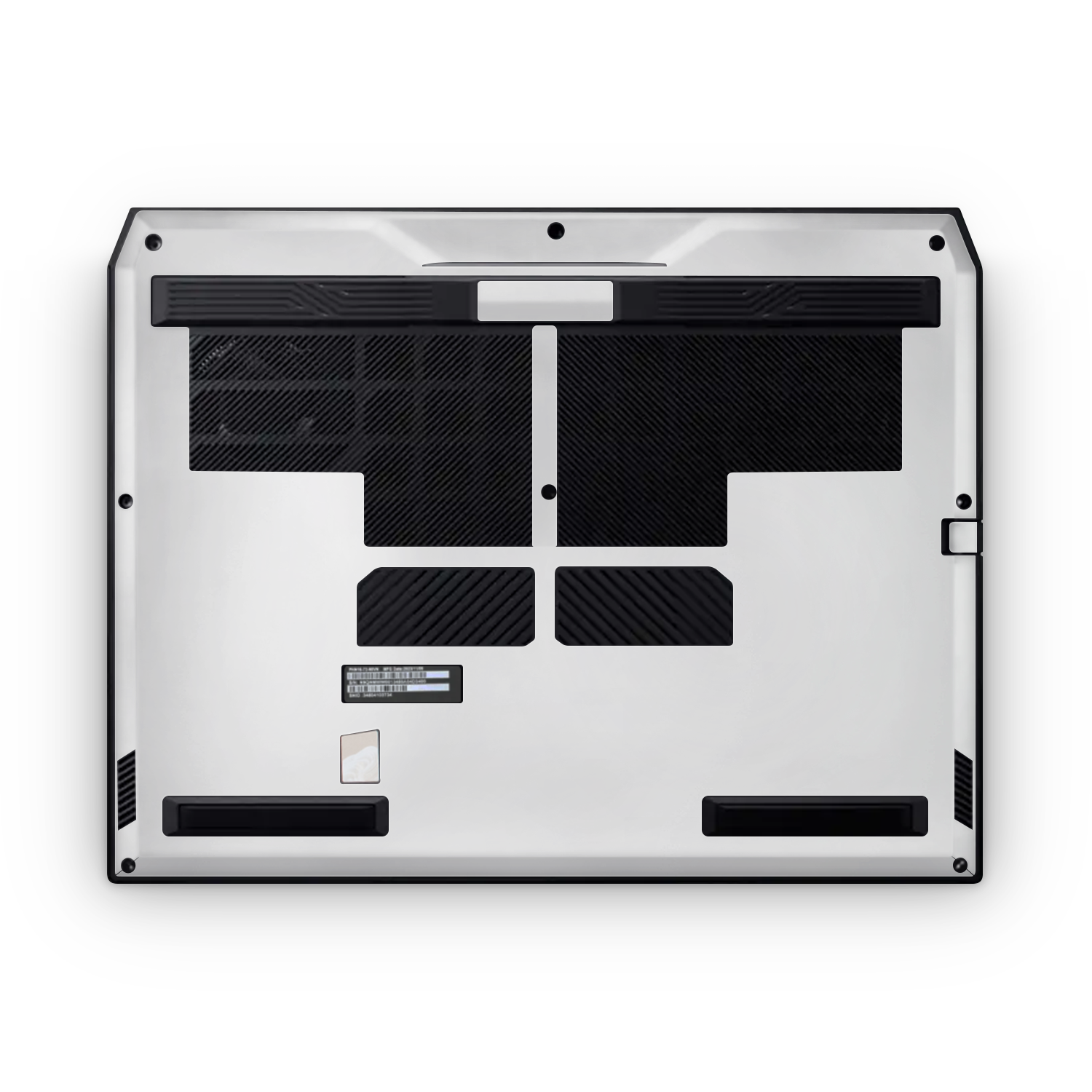 Acer Predator Helios Neo 16 2024 Professional Bottom Satin White Skin Wrap Cover