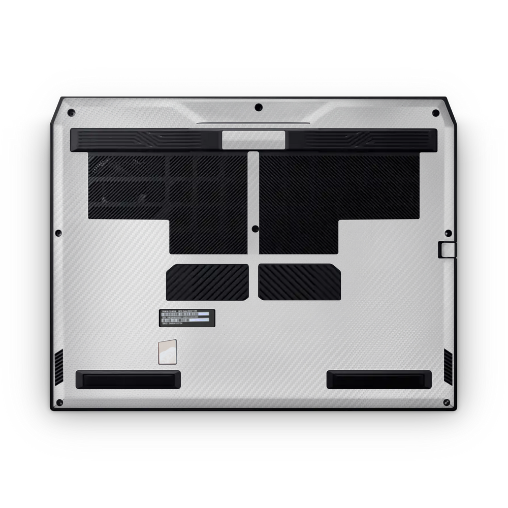 Acer Predator Helios Neo 16 2024 Professional Bottom White Carbon Fiber Skin Wrap Cover