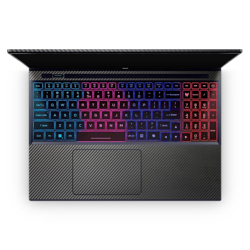 Acer Predator Helios Neo 16 2024 Professional Interior Black Carbon Fiber Skin Wrap Cover