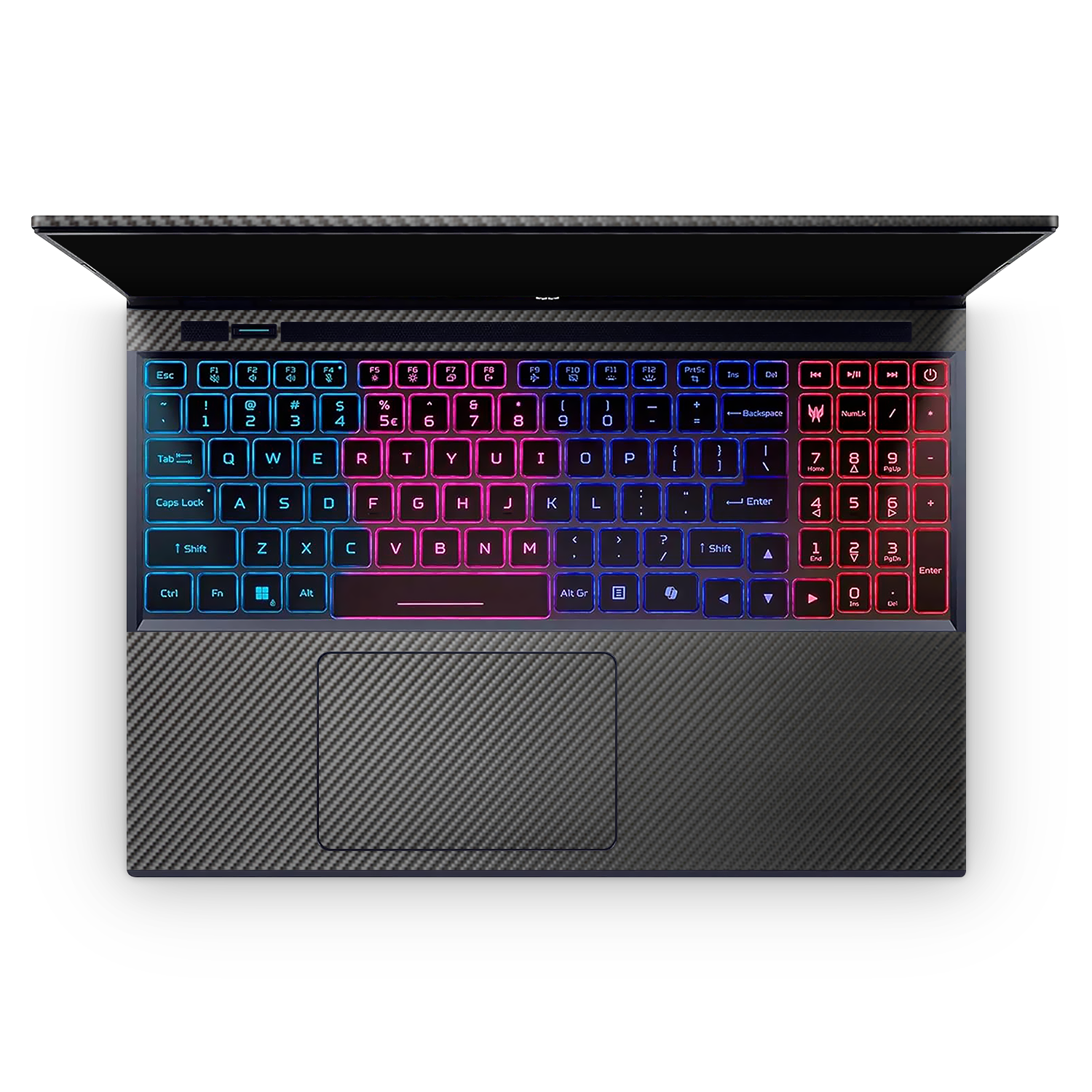 Acer Predator Helios Neo 16 2024 Professional Interior Black Carbon Fiber Skin Wrap Cover