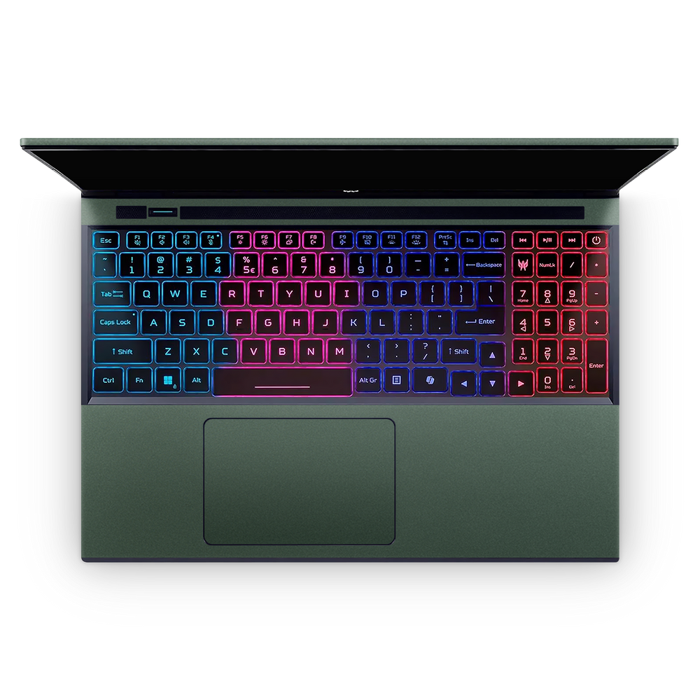 Acer Predator Helios Neo 16 2024 Professional Interior Matte Green Metallic Skin Wrap Cover