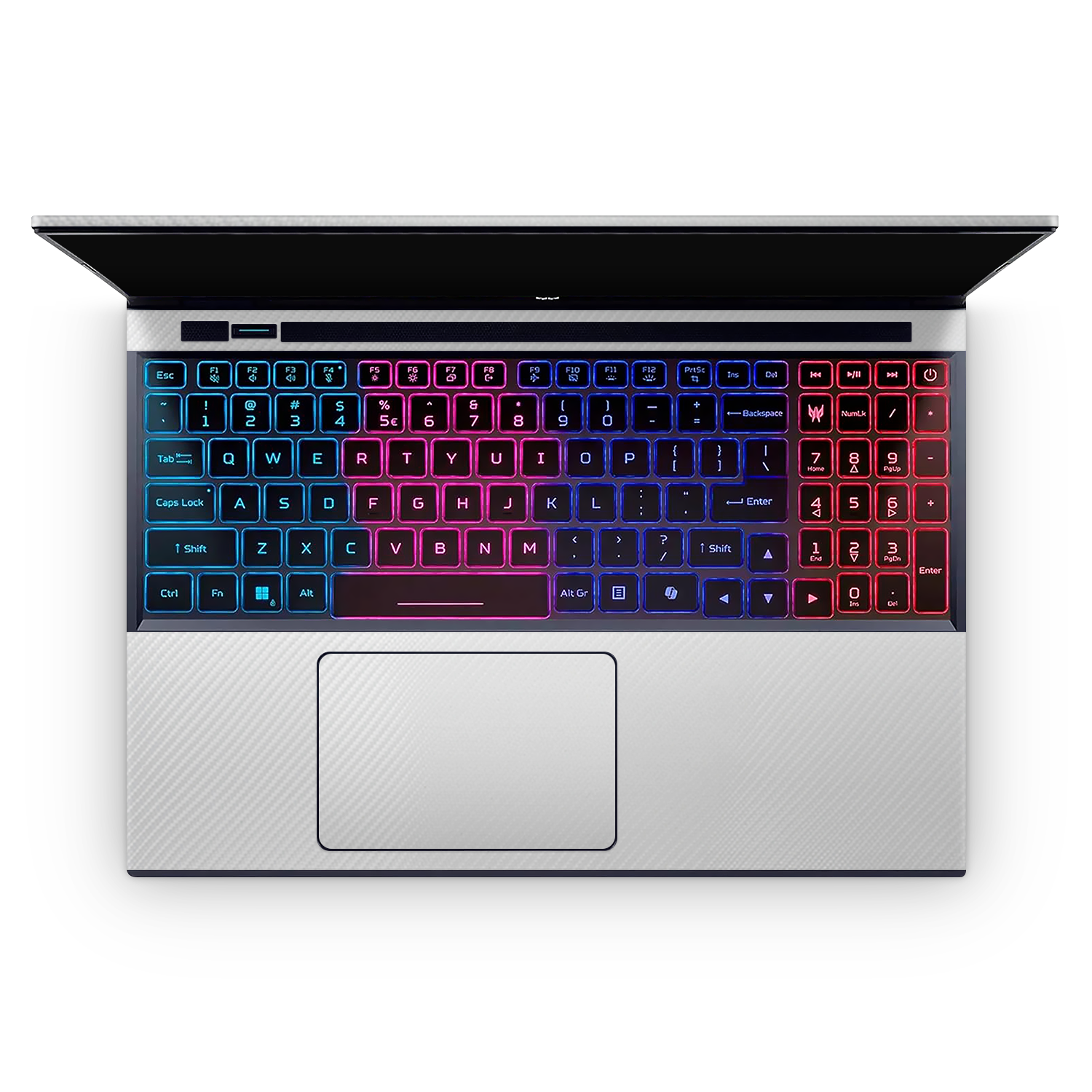 Acer Predator Helios Neo 16 2024 Professional Interior White Carbon Fiber Skin Wrap Cover