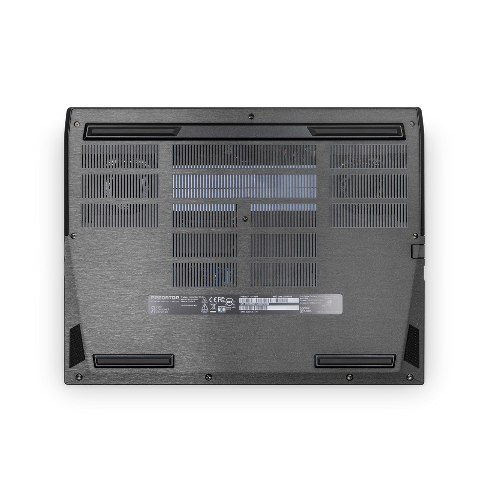 Acer Predator Helios Neo 16S 2025 Premium Bottom Brushed Black Skin Wrap Cover