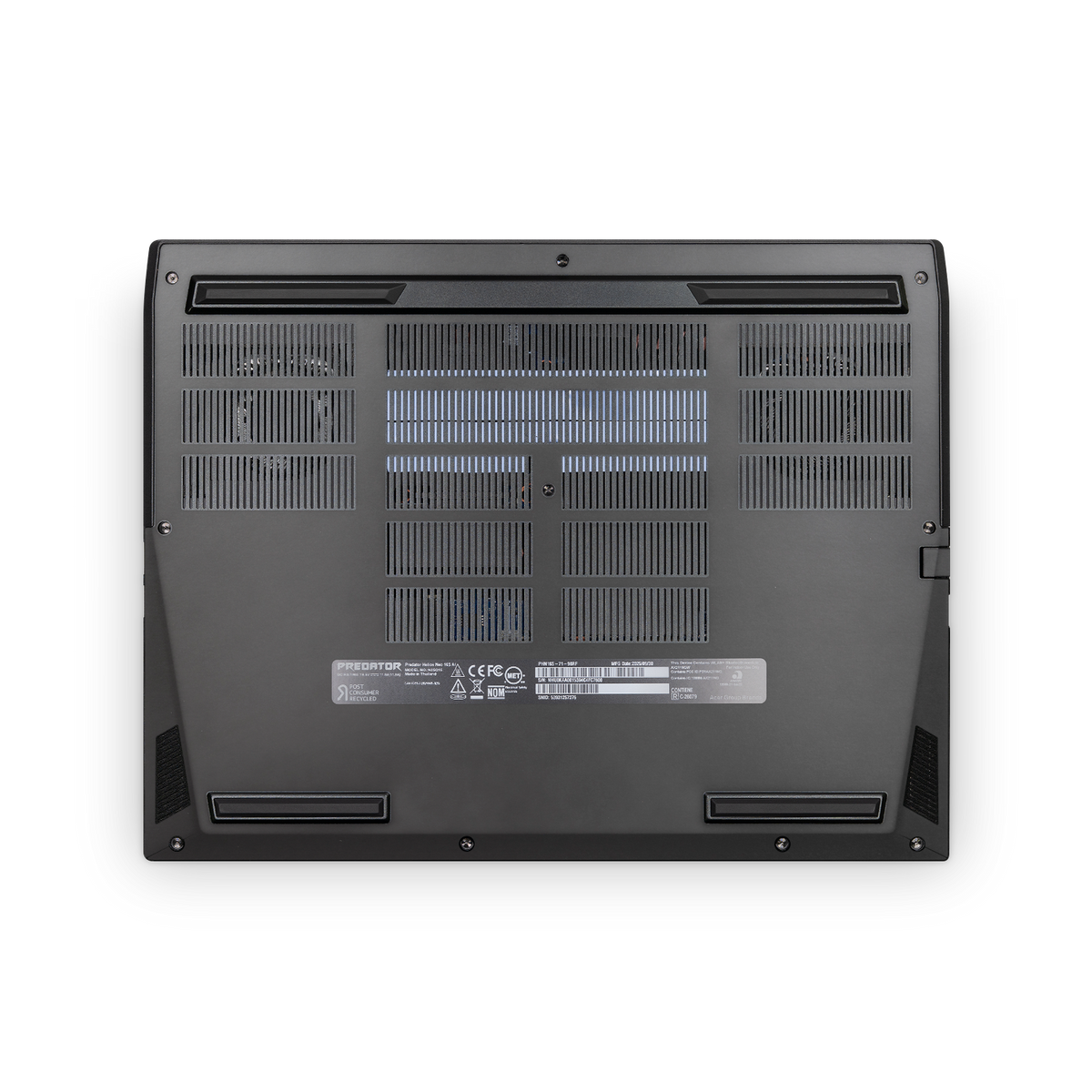 Acer Predator Helios Neo 16S 2025 Premium Bottom Matte Black Skin Wrap Cover