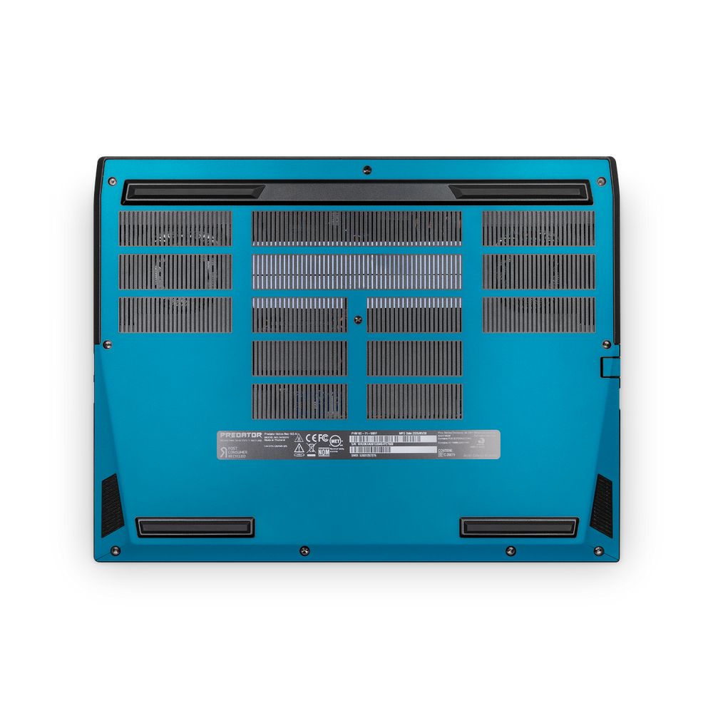 Acer Predator Helios Neo 16S 2025 Premium Bottom Satin Ocean Shimmer Skin Wrap Cover