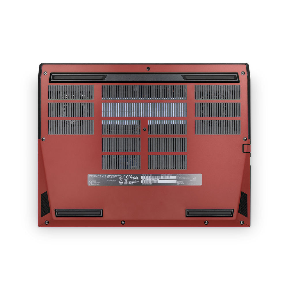 Acer Predator Helios Neo 16S 2025 Premium Bottom Vampire Red Skin Wrap Cover