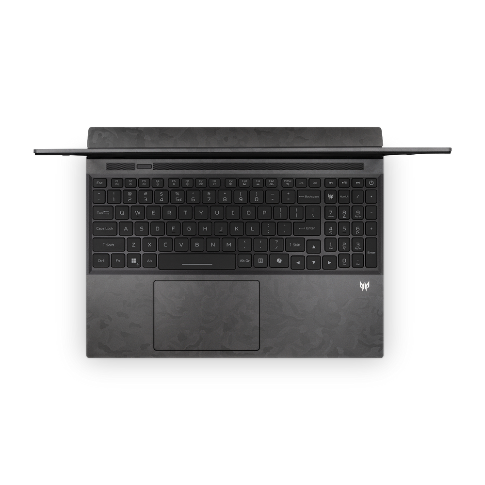 Acer Predator Helios Neo 16S 2025 Premium Interior Black Camo Skin Wrap Cover