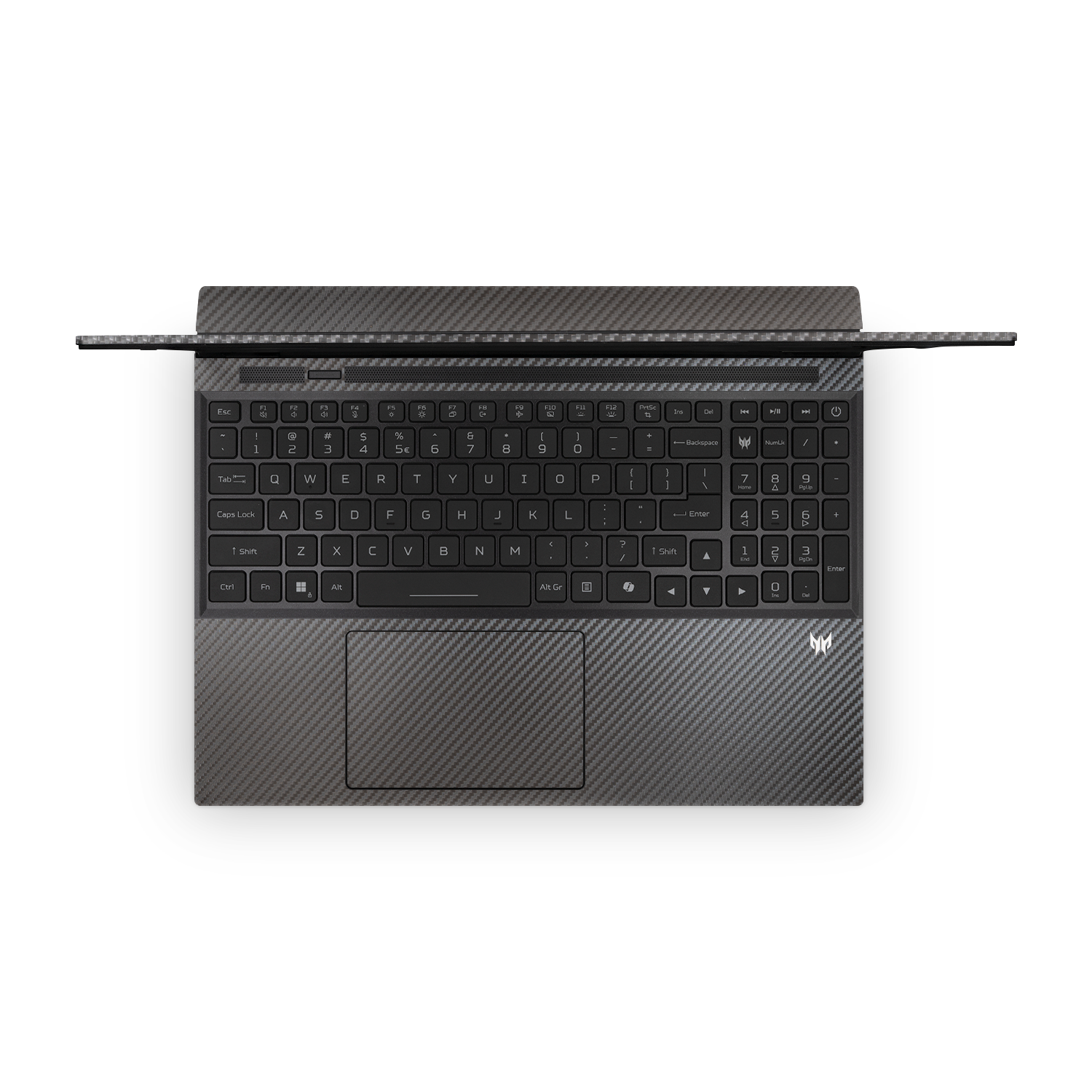 Acer Predator Helios Neo 16S 2025 Professional Interior Black Carbon Fiber Skin Wrap Cover