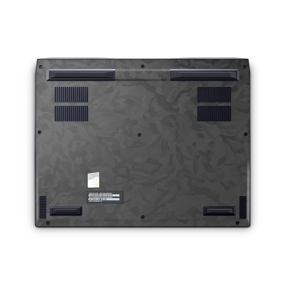 Acer Predator Neo 14 2024 Professional Bottom Black Camo Skin Wrap Cover