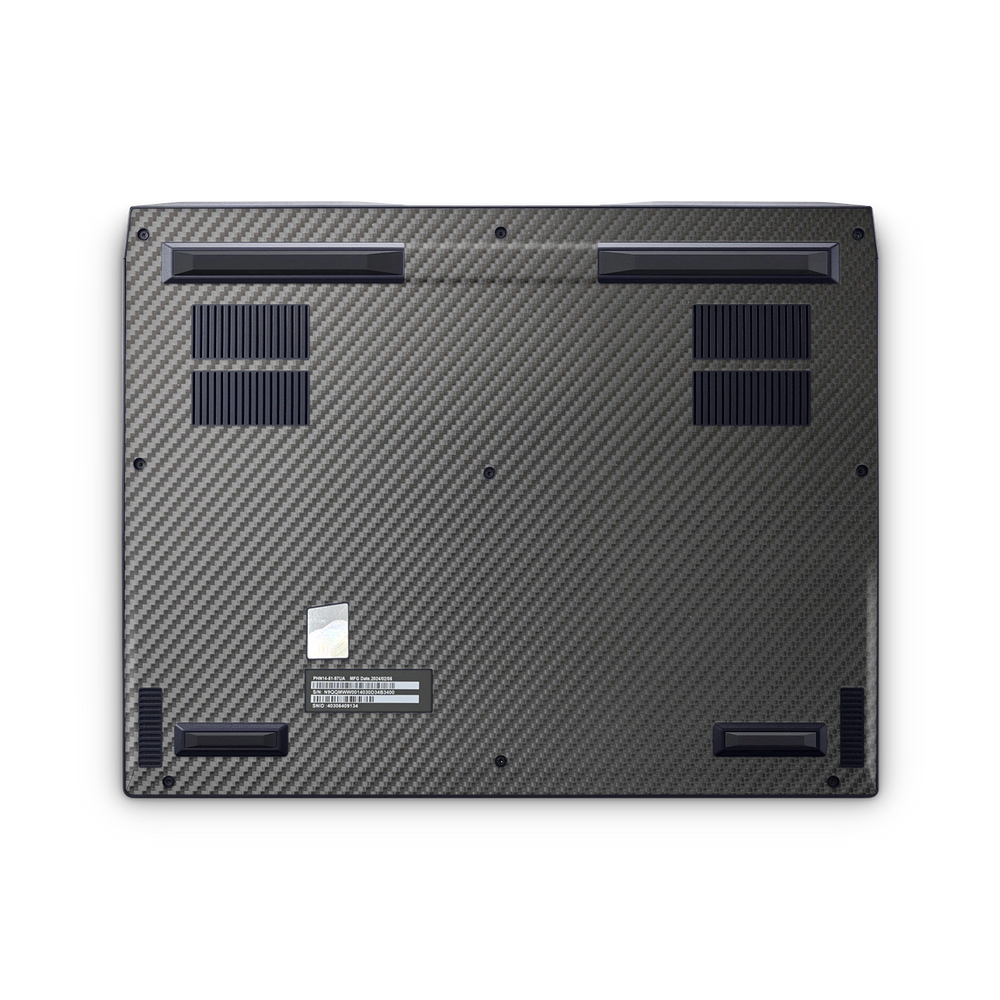 Acer Predator Neo 14 2024 Professional Bottom Black Carbon Fiber Skin Wrap Cover