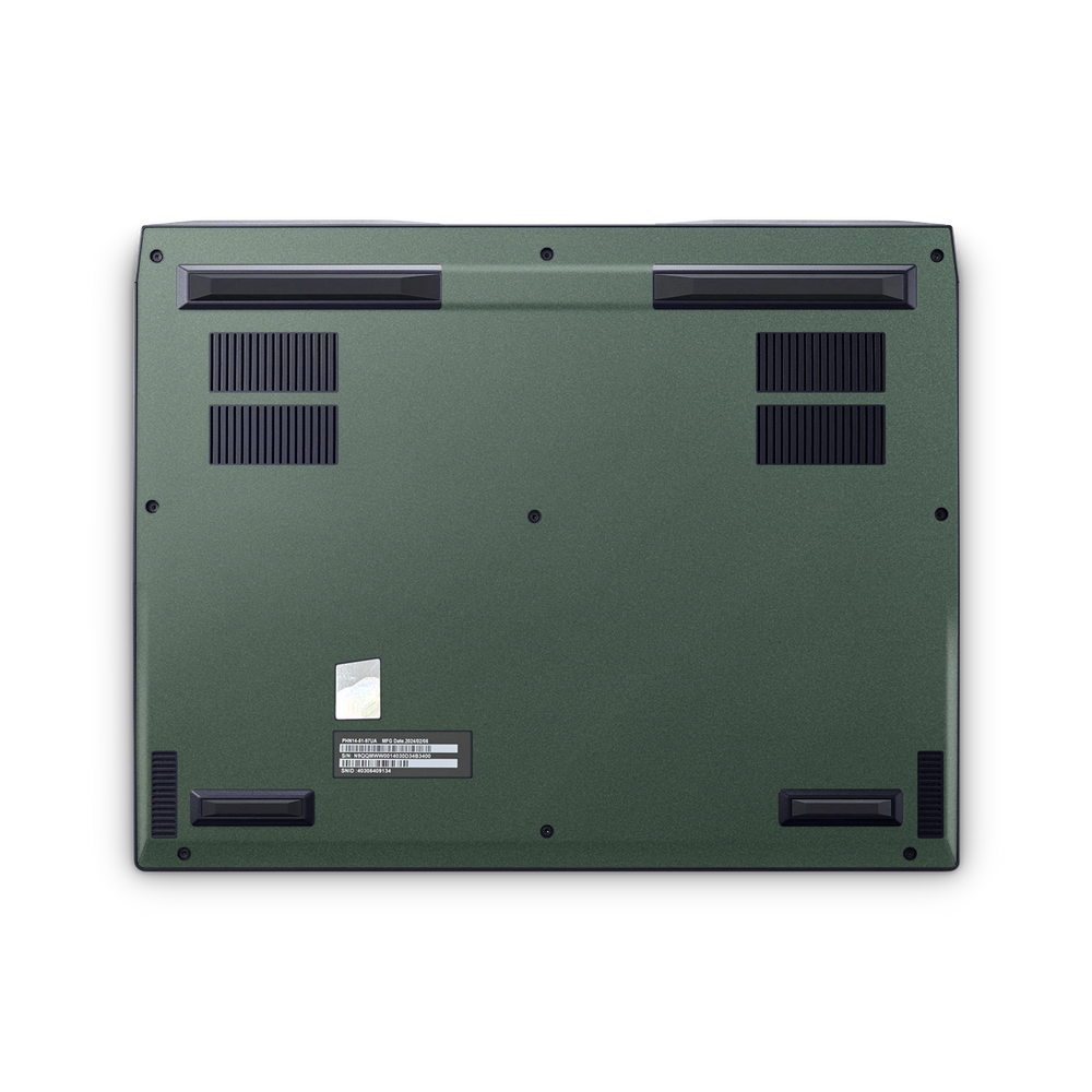 Acer Predator Helios Neo 14 2024 Professional Bottom Matte Green Metallic Skin Wrap Cover
