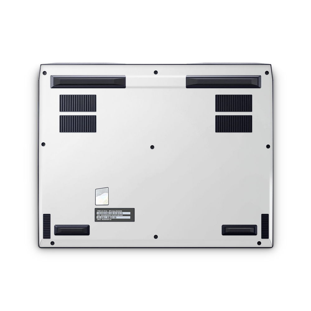 Acer Predator Neo 14 2024 Professional Bottom Satin White Skin Wrap Cover