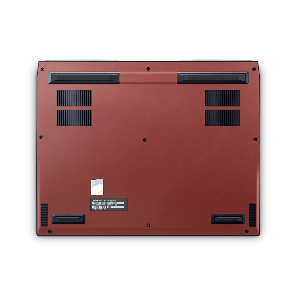 Acer Predator Helios Neo 14 2024 Professional Bottom Vampire Red Skin Wrap Cover