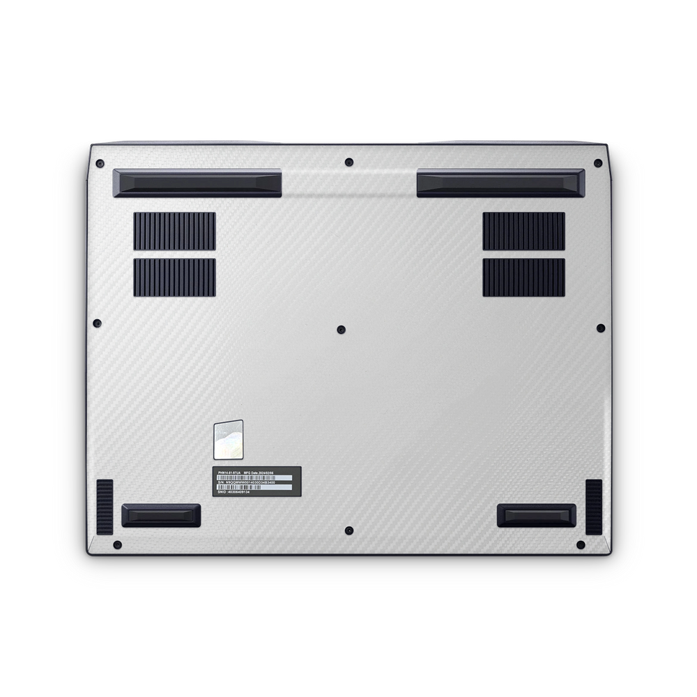Acer Predator Neo 14 2024 Professional Bottom White Carbon Fiber Skin Wrap Cover