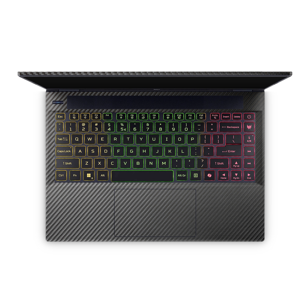 Acer Predator Neo 14 2024 Professional Interior Black Carbon Fiber Skin Wrap Cover