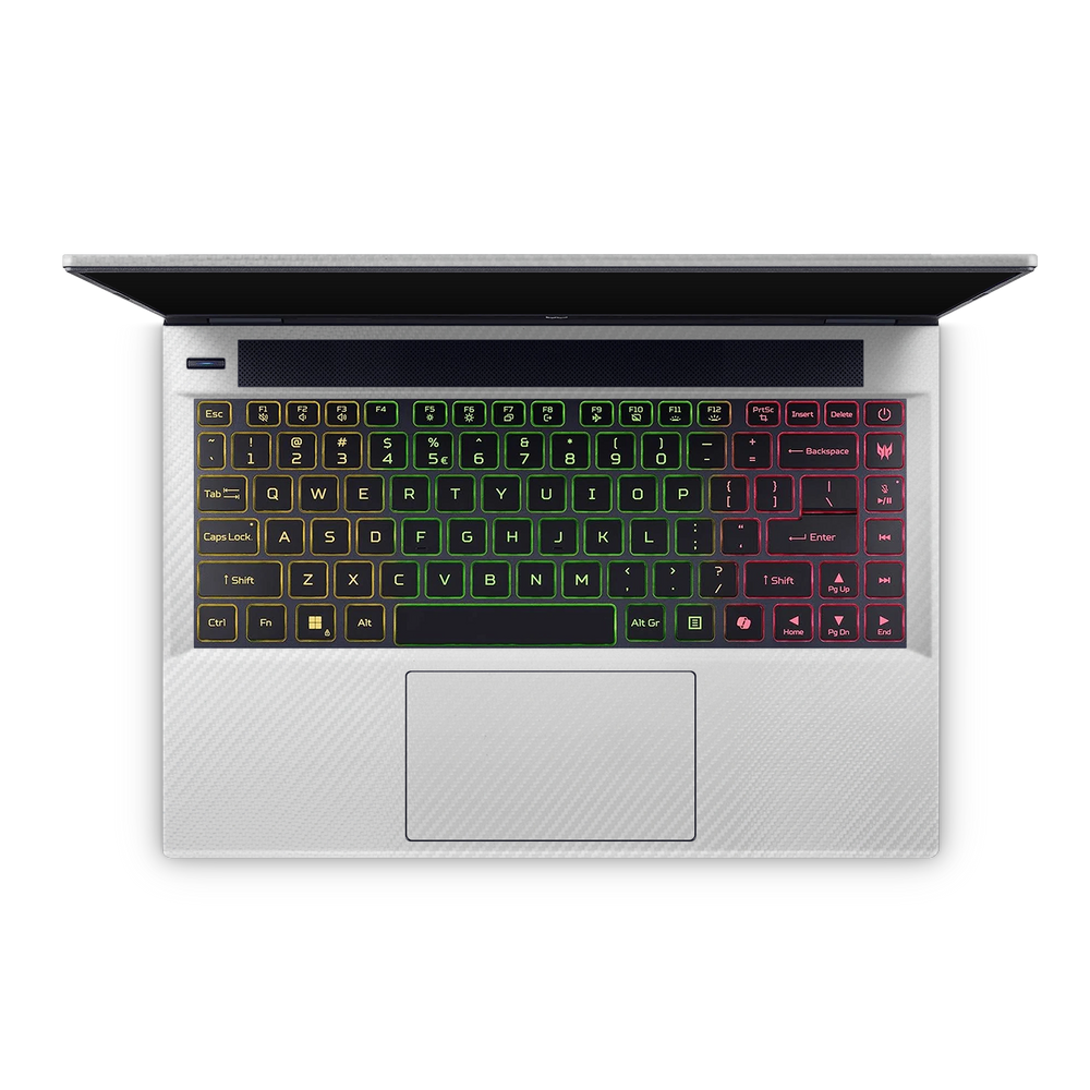 Acer Predator Neo 14 2024 Professional Interior White Carbon Fiber Skin Wrap Cover