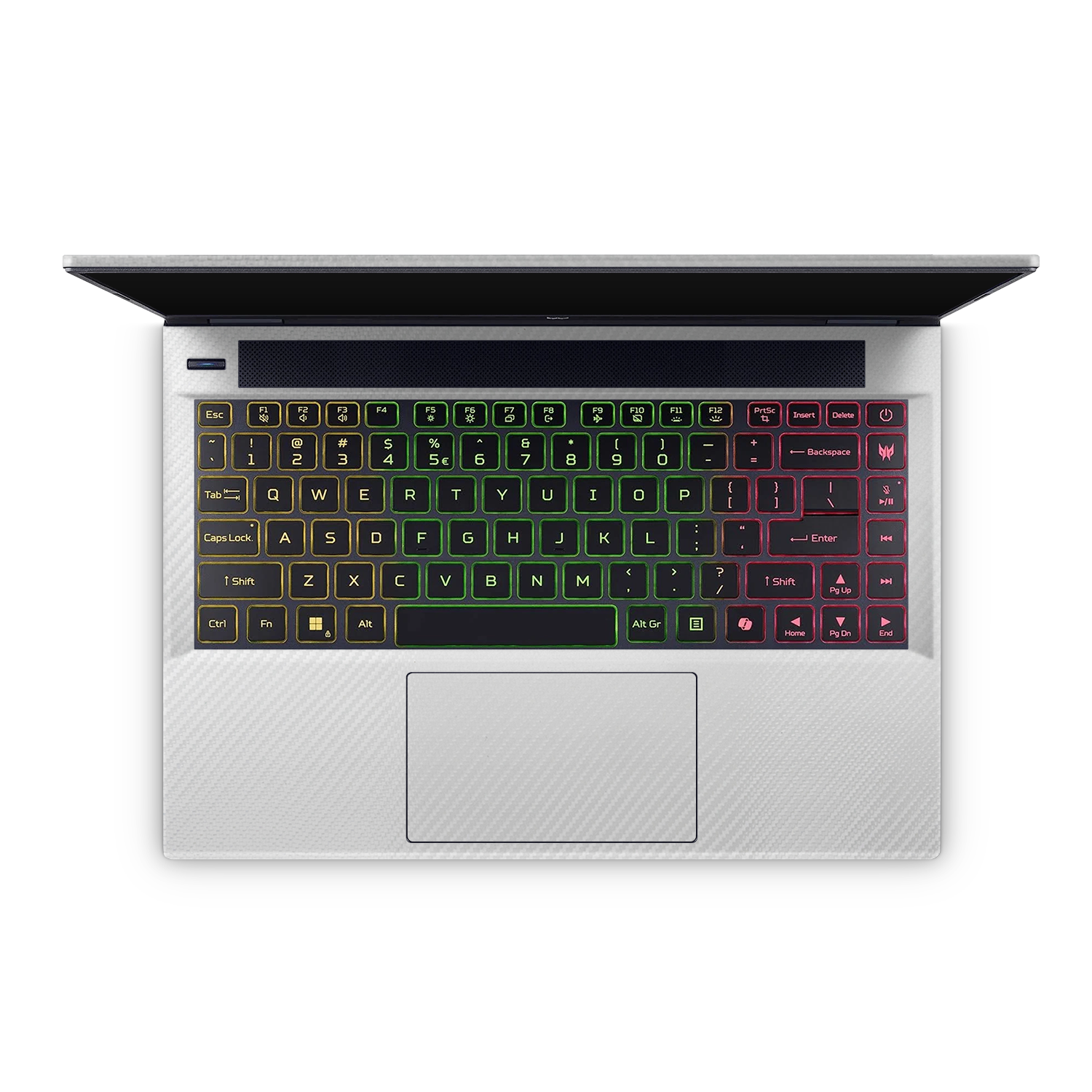 Acer Predator Neo 14 2024 Professional Interior White Carbon Fiber Skin Wrap Cover