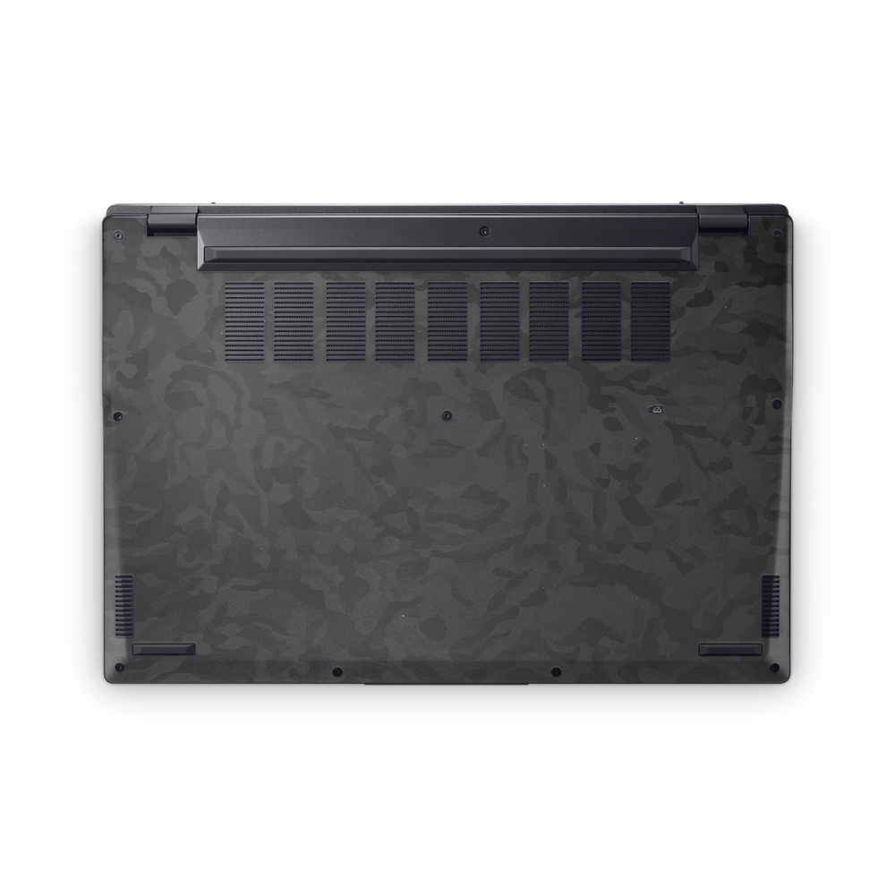 Acer Swift 16 Ai 2025 Professional Bottom Black Camo Skin Wrap Cover