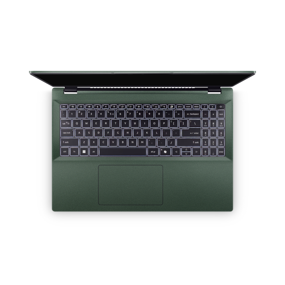 Acer Swift 16 AI 2025 Professional Interior Matte Green Metallic Skin Wrap Cover