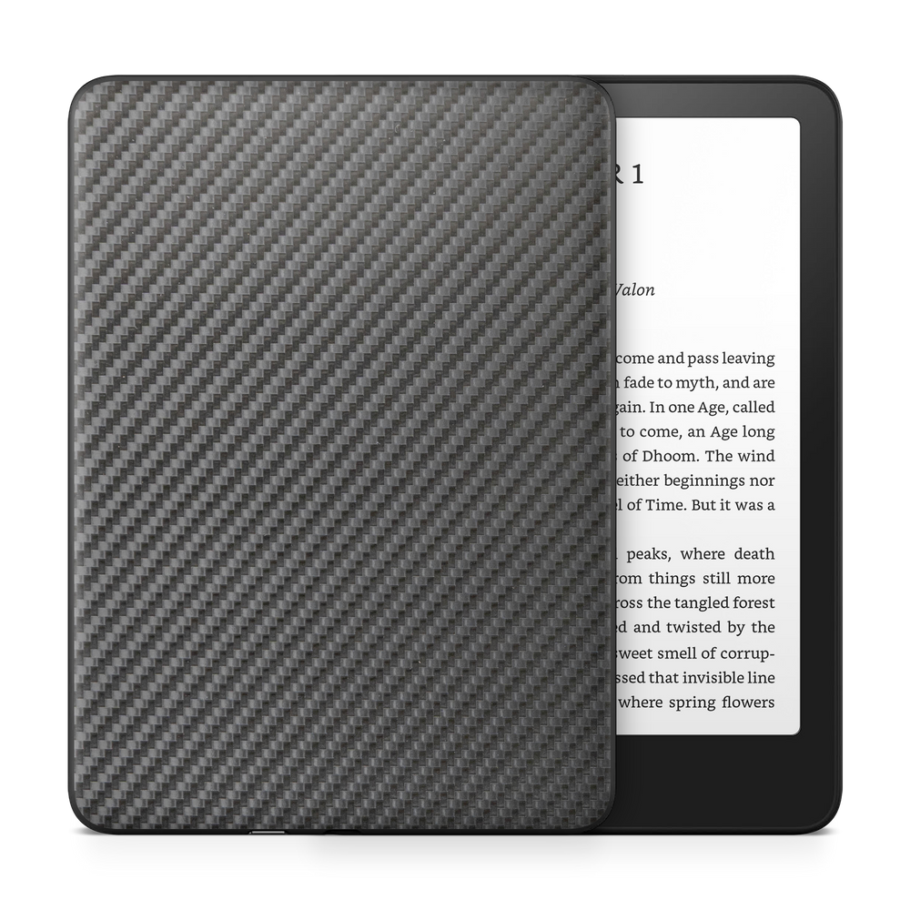 Amazon Kindle 2024 — amazon-kindle-6-2024-ess-black-carbon-fiber-skin-wrap-cover