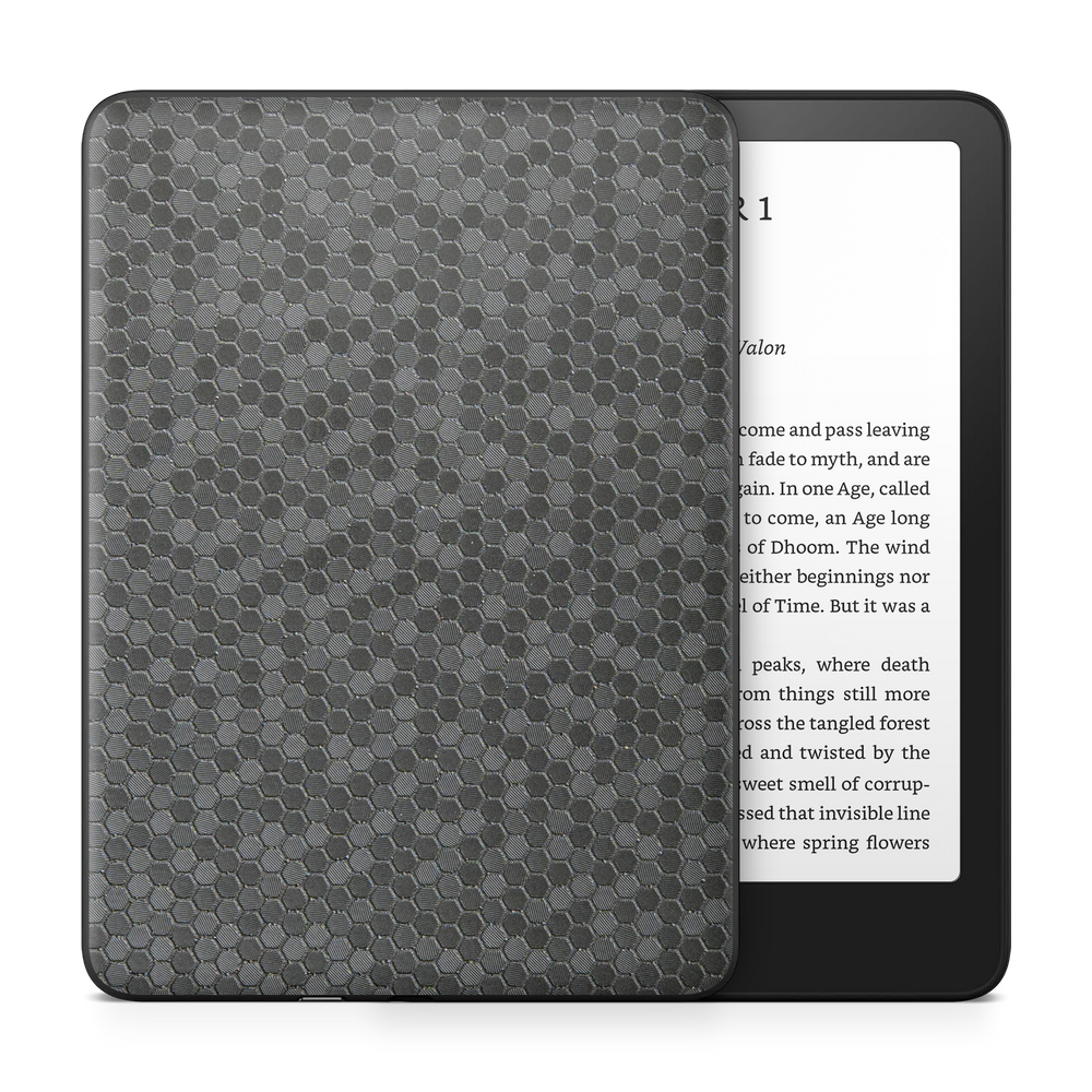 Amazon Kindle 2024 — amazon-kindle-6-2024-ess-black-honeycomb-skin-wrap-cover
