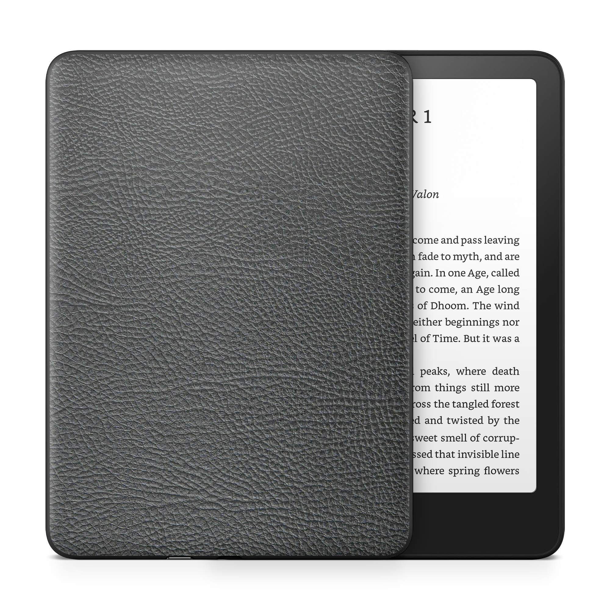 Amazon Kindle 2024 — amazon-kindle-6-2024-ess-black-leather-skin-wrap-cover