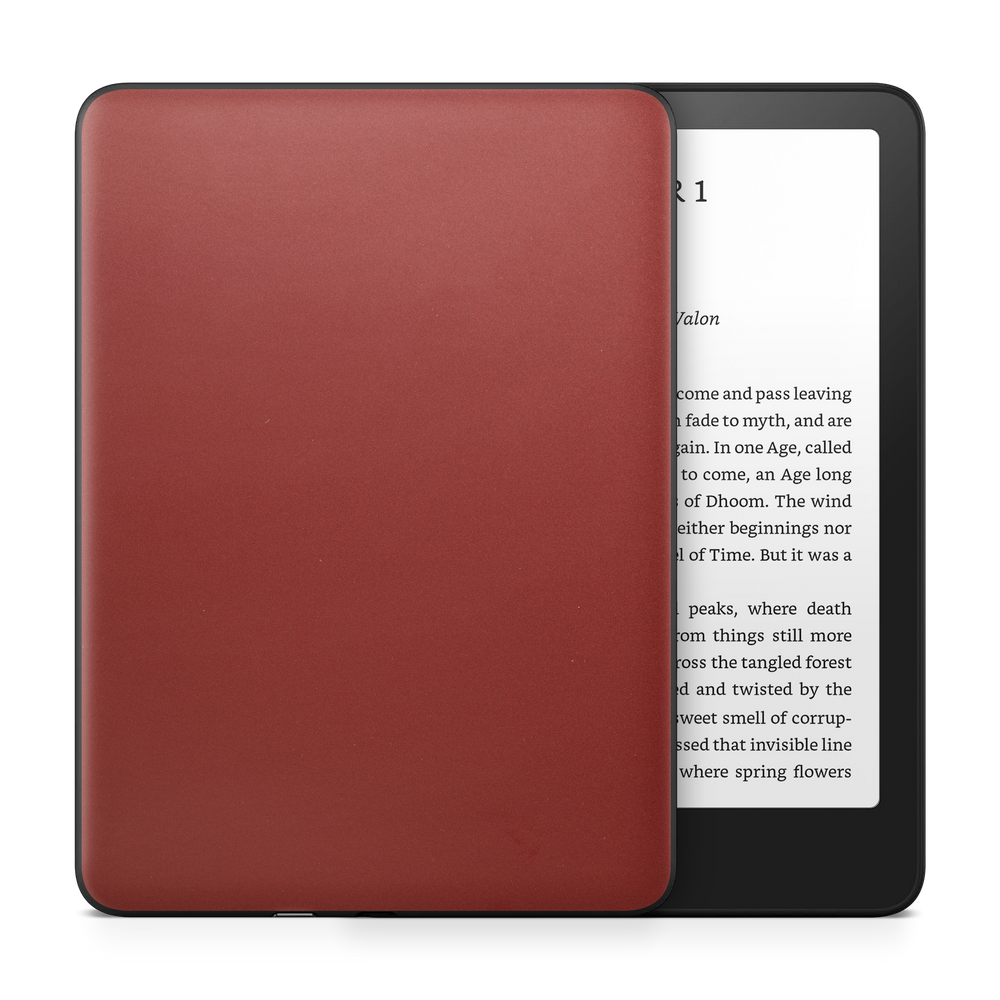 Amazon Kindle 6 11th Gen 2024 Essentials Vampire Red Skin Wrap Cover