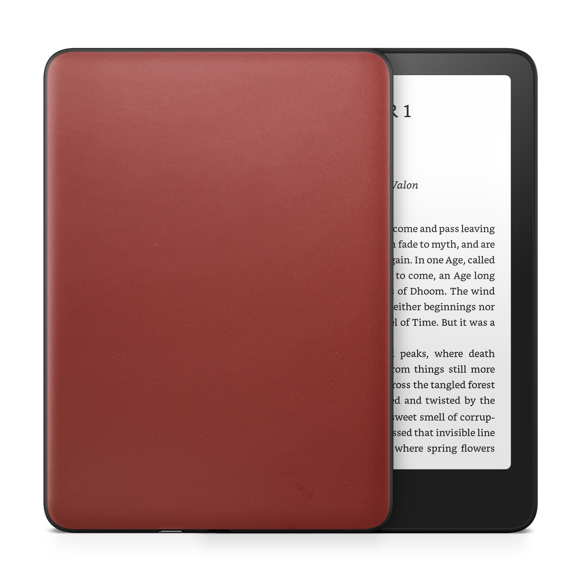 Amazon Kindle 6 11th Gen 2024 Essentials Vampire Red Skin Wrap Cover