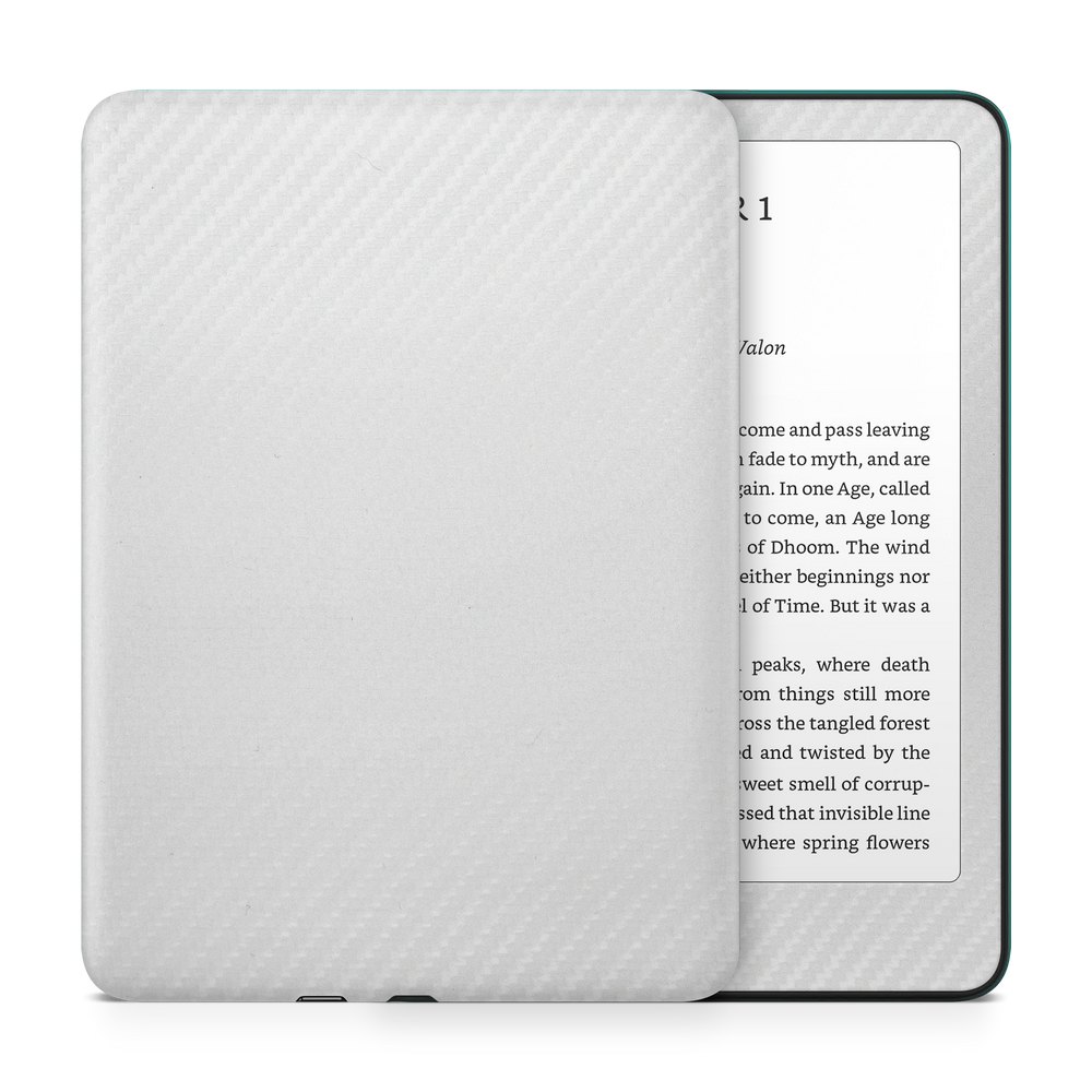 Amazon Kindle 2024 — amazon-kindle-6-2024-pro-white-carbon-fiber-skin-wrap-cover