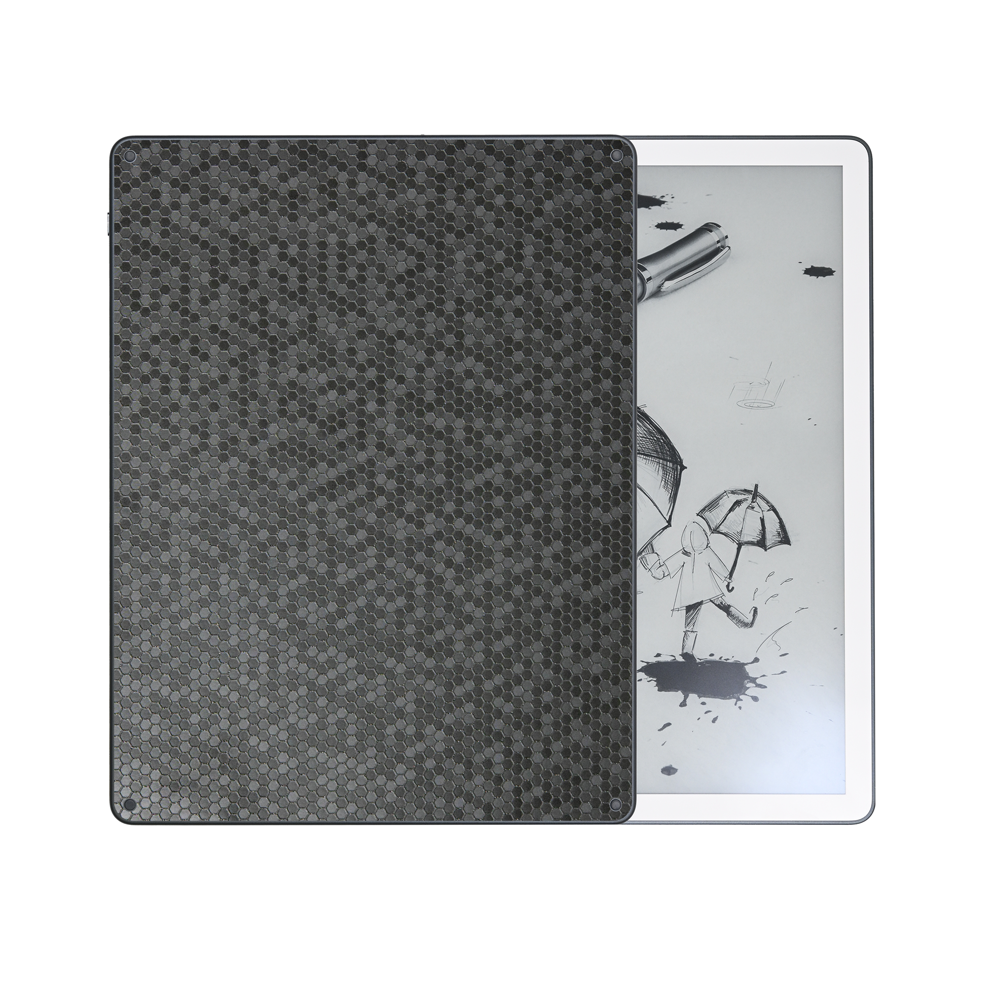 Amazon Kindle Scribe 11 2025 — amazon-kindle-scribe-11-2025-ess-black-honeycomb-skin-wrap-cover