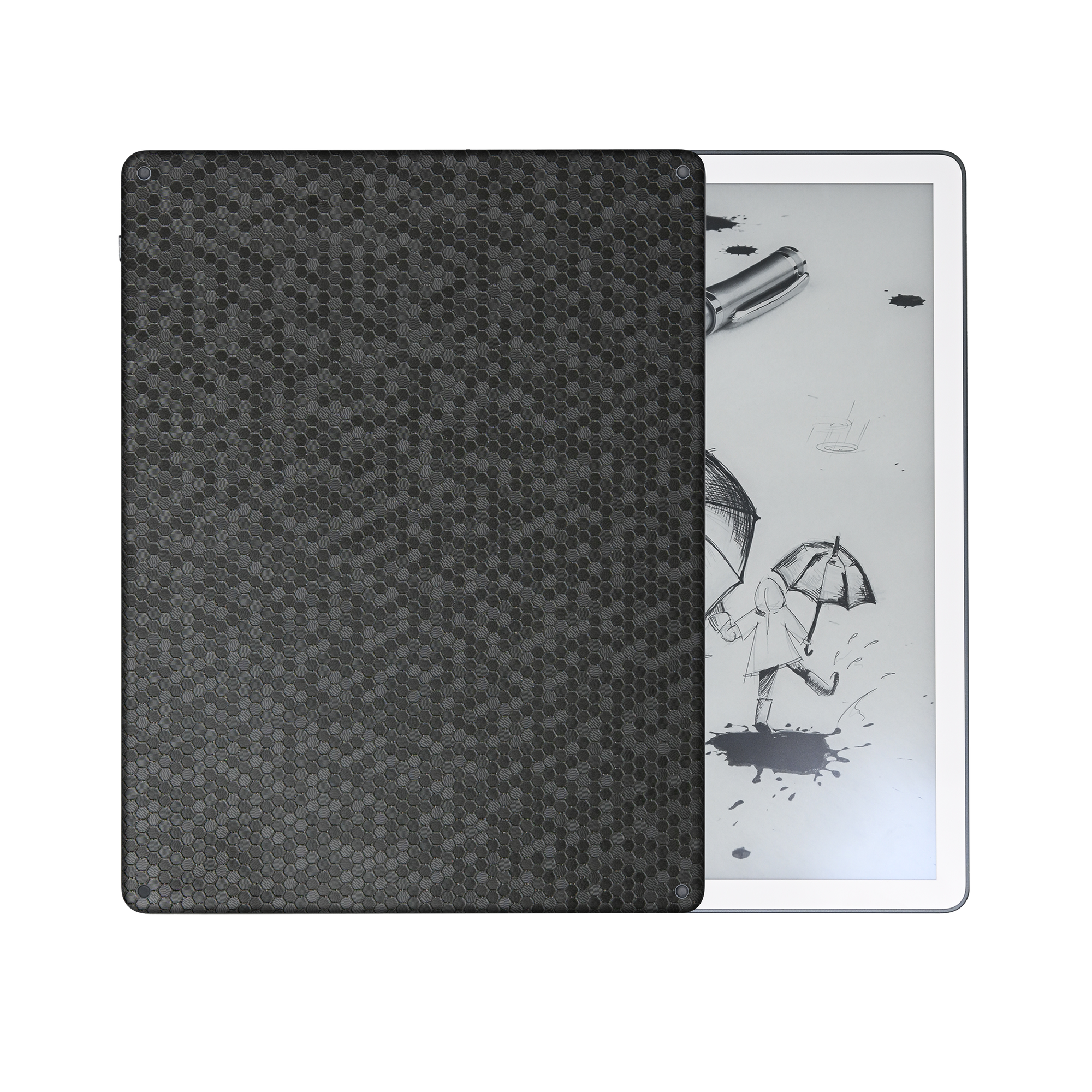 Amazon Kindle Scribe 11 2025 — amazon-kindle-scribe-11-2025-pro-black-honeycomb-skin-wrap-cover
