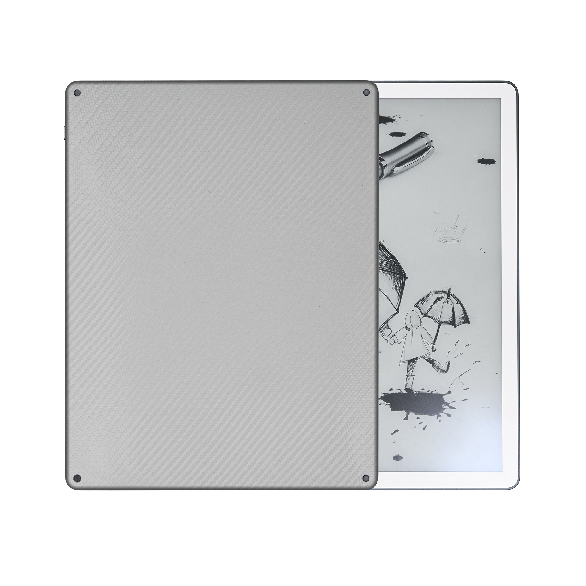 Amazon Kindle Scribe 11 2025 — amazon-kindle-scribe-11-2025-pro-white-carbon-fiber-skin-wrap-cover