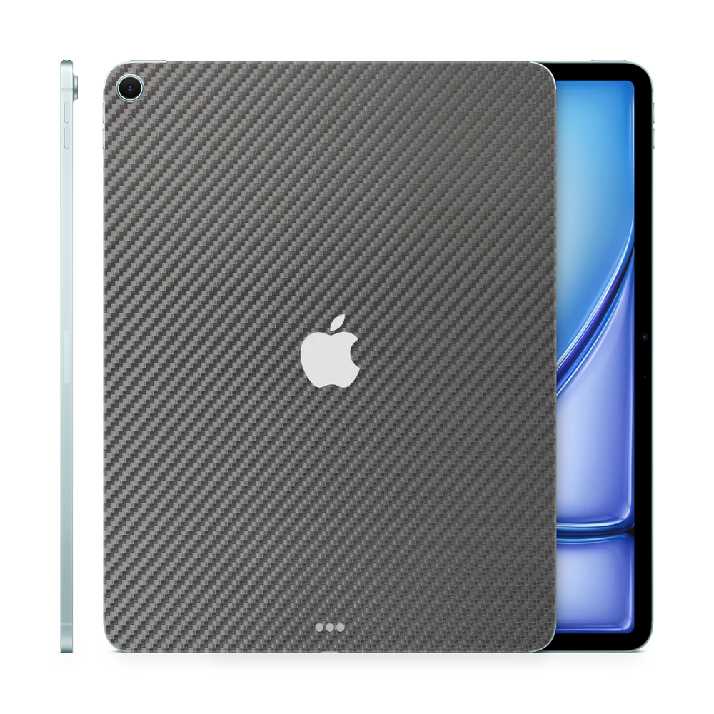 Apple Ipad Air 13 M3 Essentials Black Carbon Fiber Skin Wrap Cover