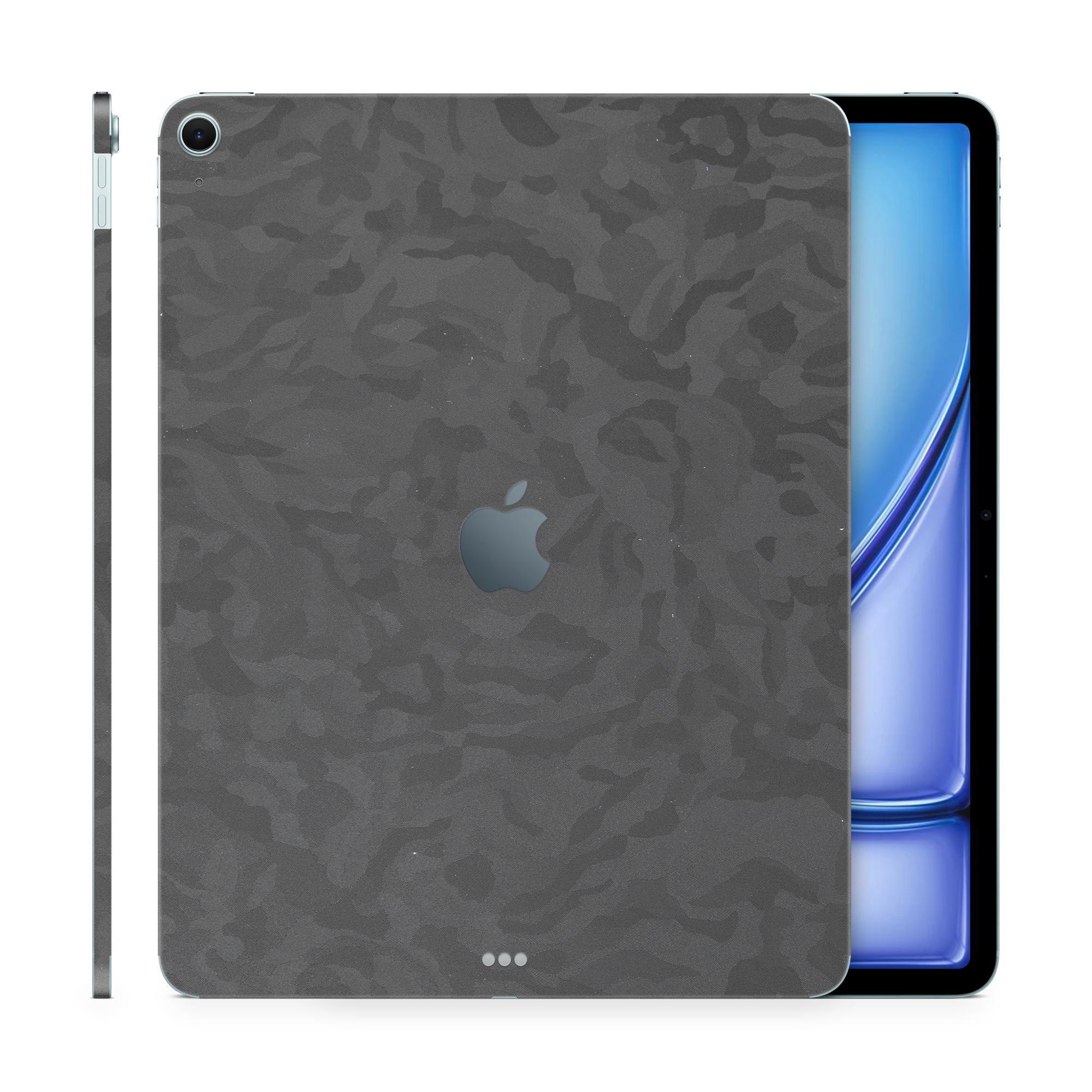 Apple Ipad Air 13 M3 Professional Black Camo Skin Wrap Cover