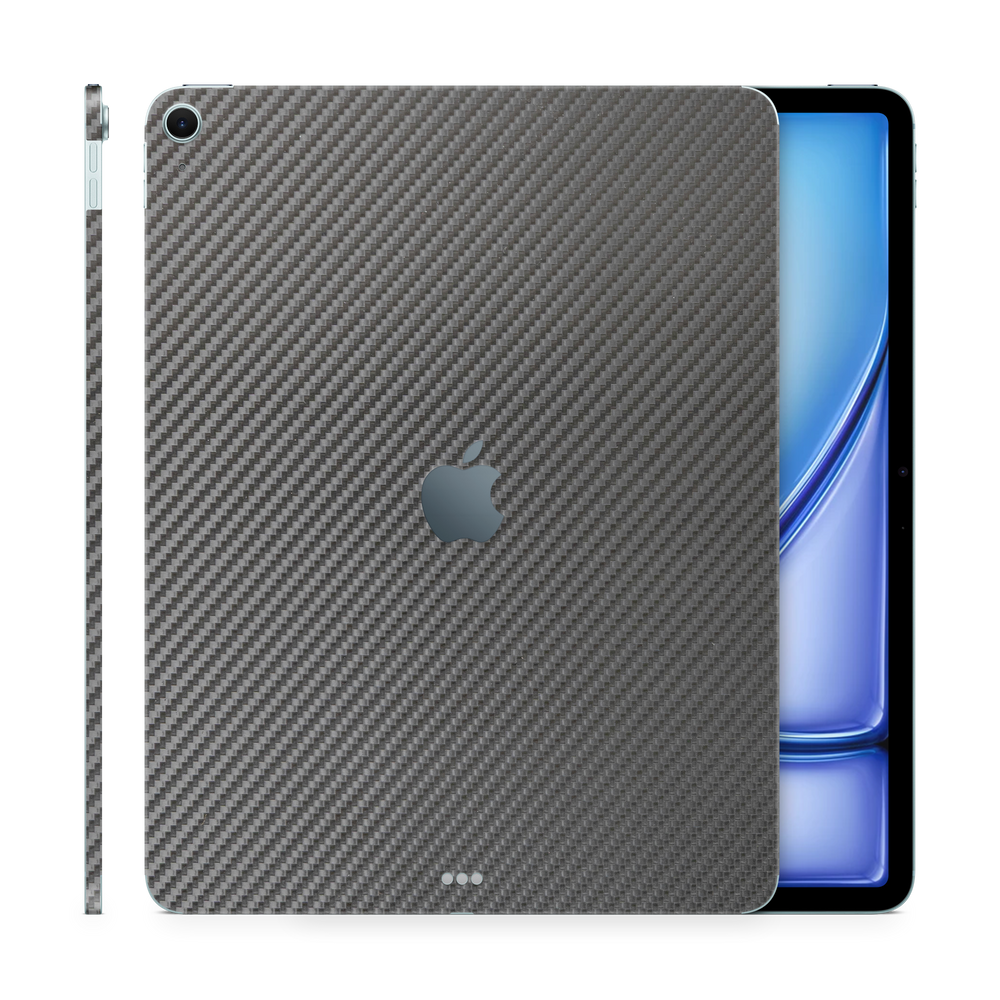 Apple Ipad Air 13 M3 Professional Black Carbon Fiber Skin Wrap Cover
