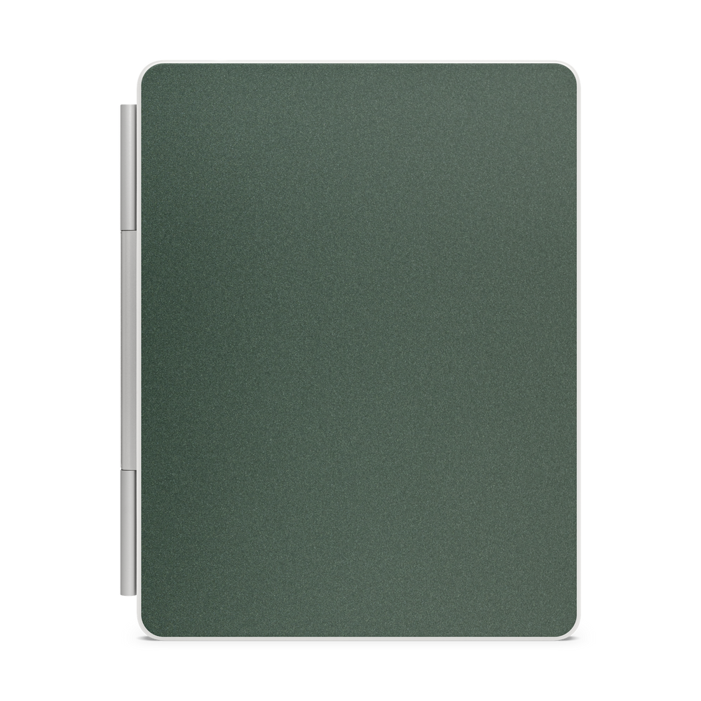 Apple iPad Air 13 Magic Keyboard 2024 Essentials Front Matte Green Metallic Skin Wrap Cover