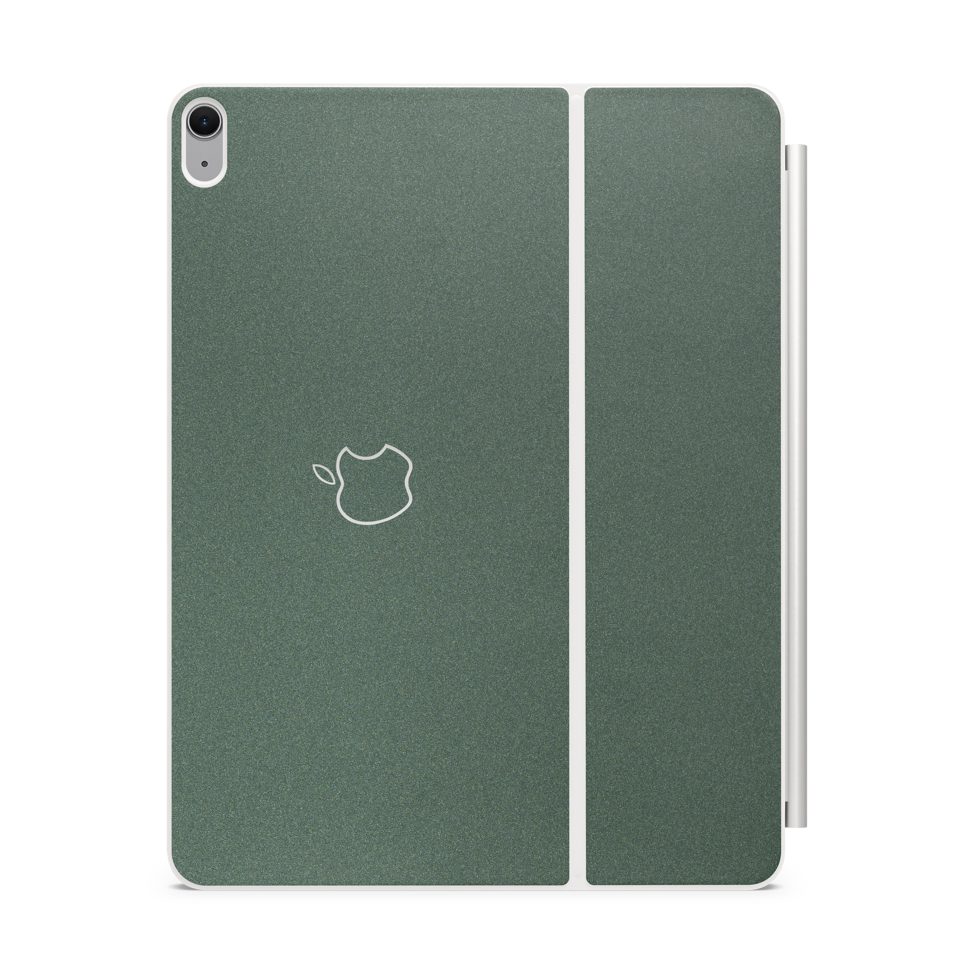 Apple iPad Air 13 Magic Keyboard 2024 Professional Back Matte Green Metallic Skin Wrap Cover