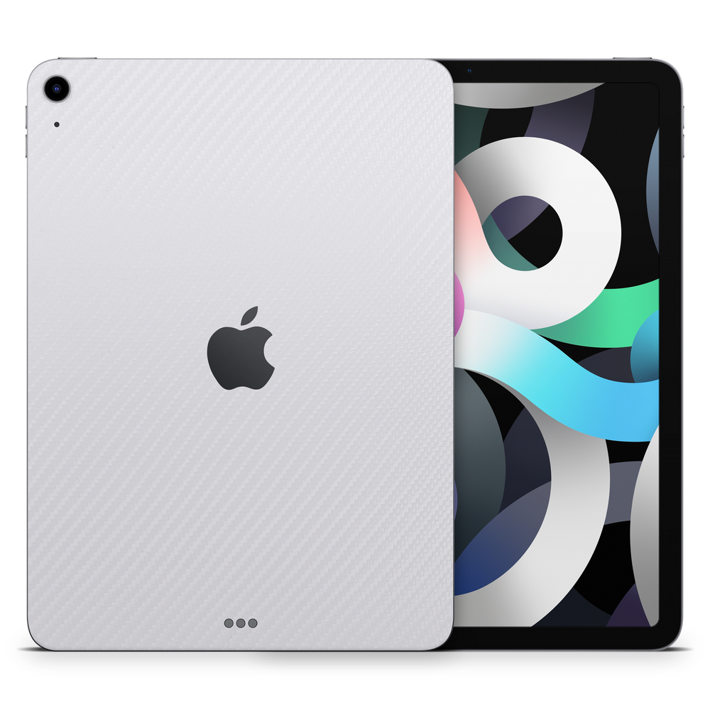 Essentials White Carbon Fiber Skin Wrap Cover