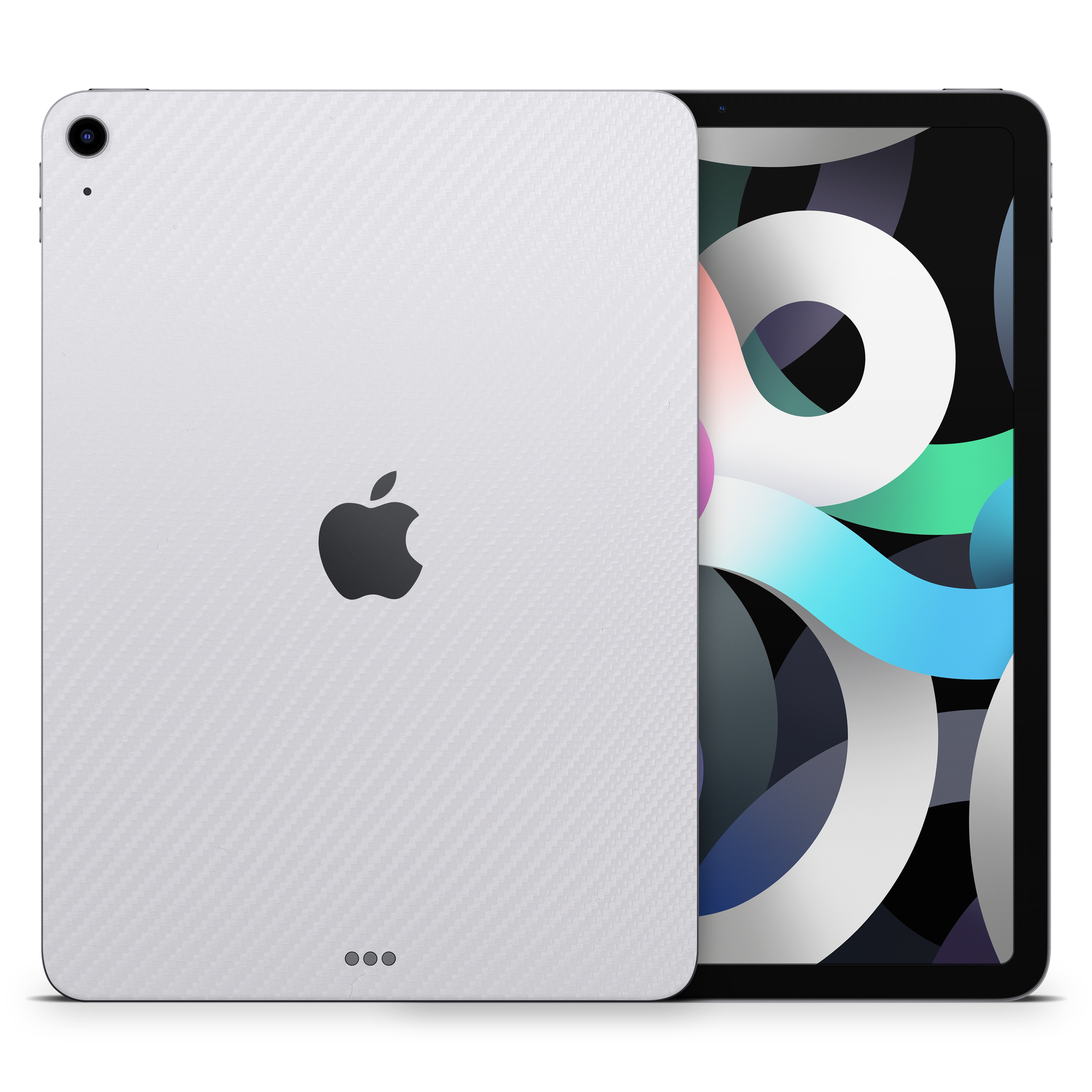 Essentials White Carbon Fiber Skin Wrap Cover