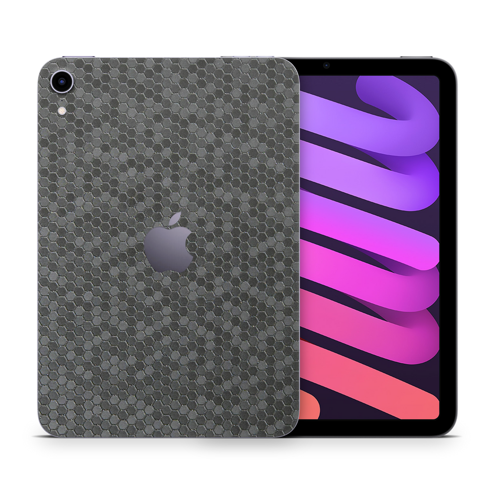 Apple Ipad Mini Gen 6 2021 Essentials Black Honeycomb Skin Wrap Cover
