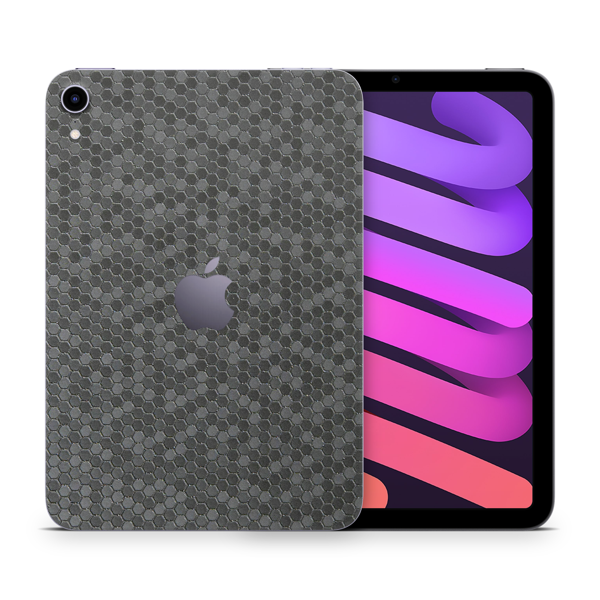Apple Ipad Mini Gen 6 2021 Essentials Black Honeycomb Skin Wrap Cover