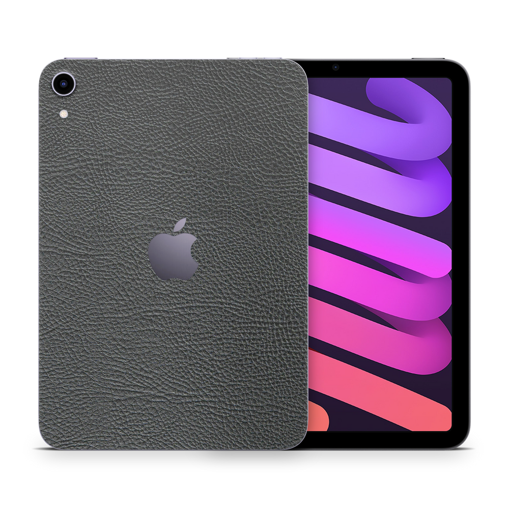 Apple Ipad Mini Gen 6 2021 Essentials Black Leather Skin Wrap Cover
