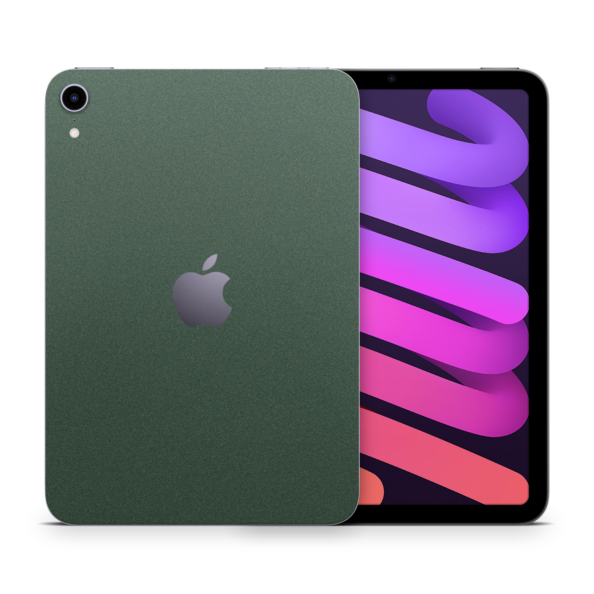 Apple iPad Mini Gen 6 Essentials Matte Green Metallic Skin Wrap Cover
