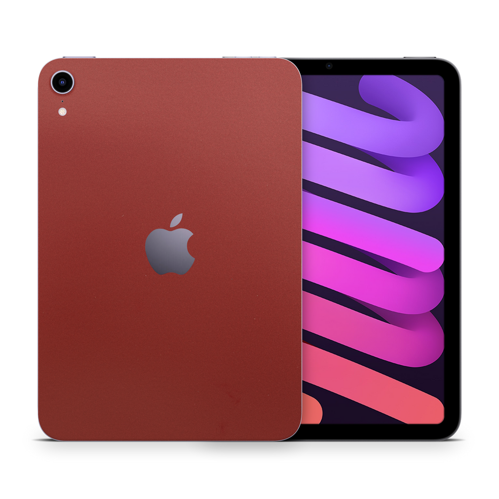 Apple iPad Mini Gen 6 Essentials Vampire Red Skin Wrap Cover