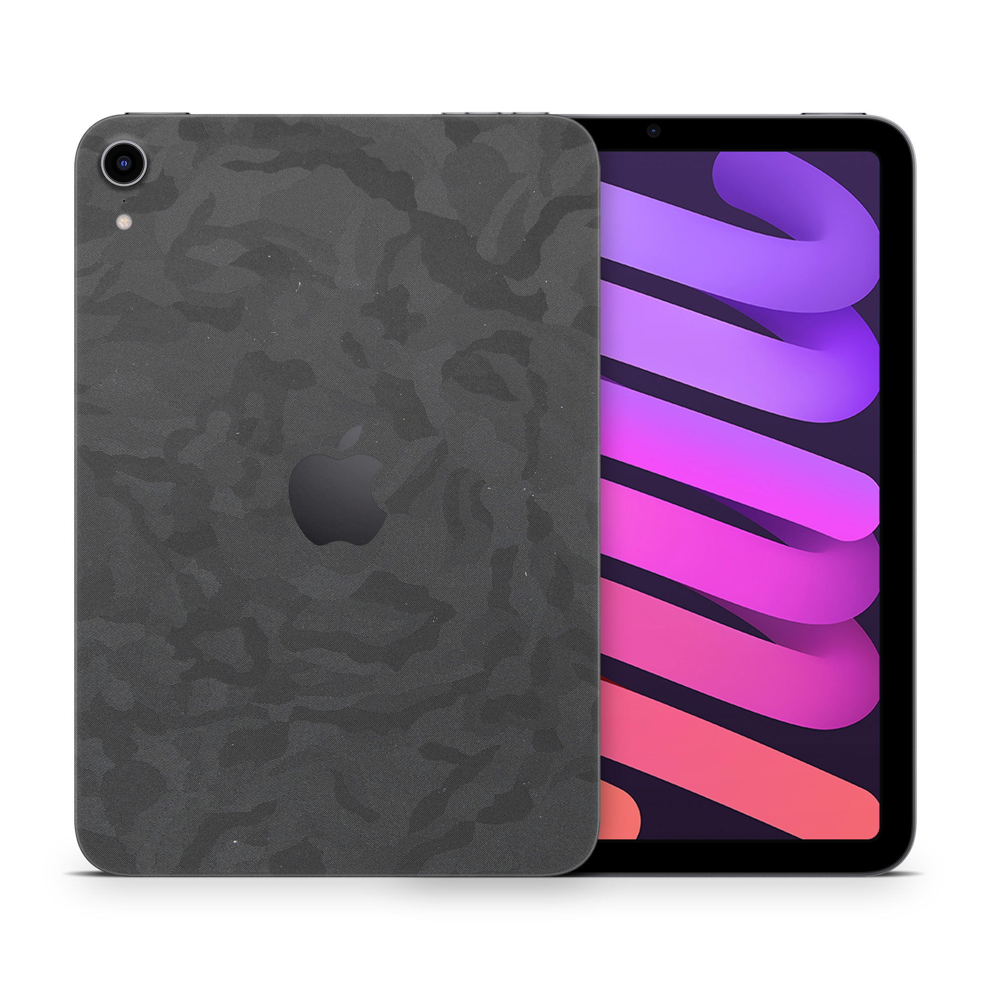 Apple Ipad Mini Gen 6 2021 Professional Black Camo Skin Wrap Cover