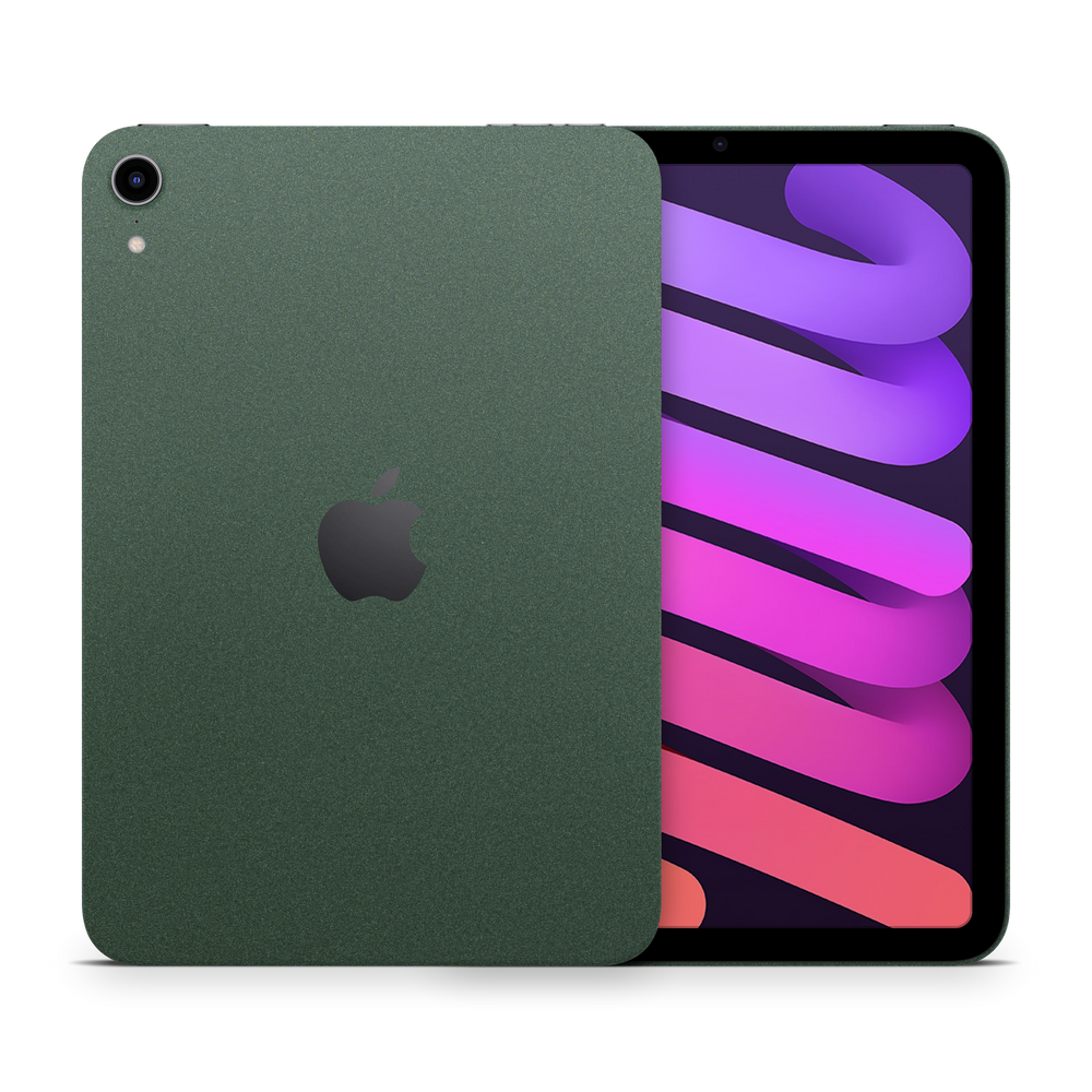 Apple iPad Mini Gen 6 Professional Matte Green Metallic Skin Wrap Cover