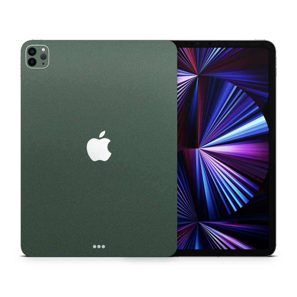 Apple iPad Pro 11 Gen 4 Professional Matte Green Metallic Skin Wrap Cover