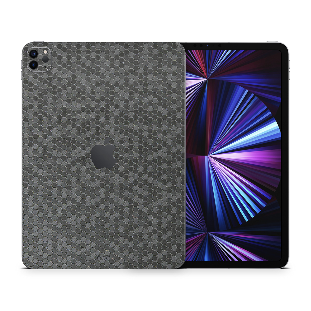 Apple Ipad Professional 11 Gen 5 Essentials Black Honeycomb Skin Wrap Cover